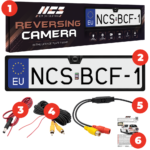 Kamera Cofania w Ramce Tablicy Rejestracyjnej NCS BCF-1 - obrazek 4
